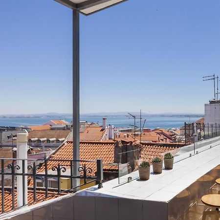 ליסבון Amazing Rooftop Terrace With River And Historic City View 4 Bedrooms 4 Bathrooms Ac 19Th Century Building Chiado מראה חיצוני תמונה
